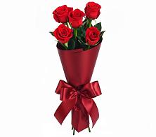 Букет 5 Красных роз Эдлесс Лав в Черноерковской
