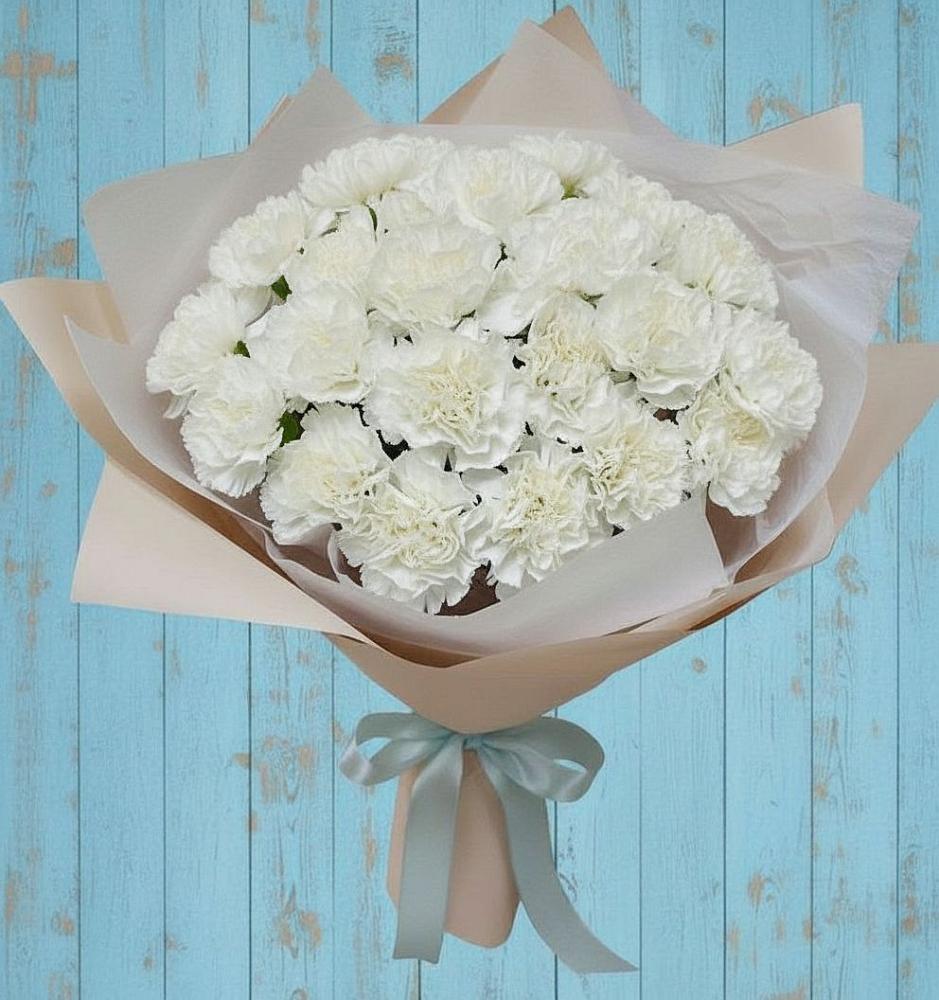 Букет цветов из: Гвоздики в Черноерковской