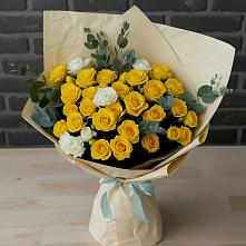 Букет цветов из:  Розы в Черноерковской