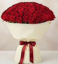 Букет 101 Красная роза Милано в Черноерковской