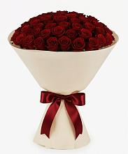 Букет 101 Бордовая роза Блэк Бакарра в Черноерковской