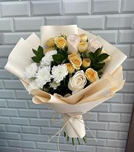 Букет цветов из:  Розы и Хризантемы #REPLACE_PRED# Черноерковской