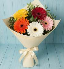 Букет цветов из:  Герберы в Черноерковской