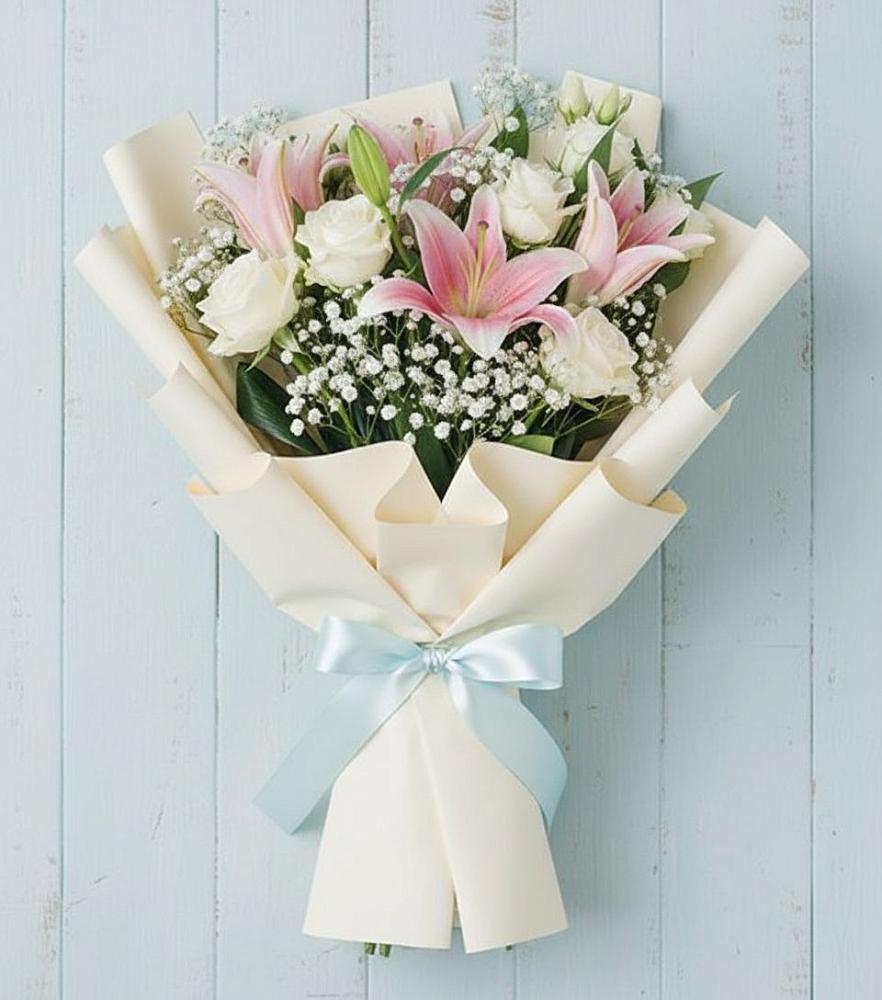 Букет цветов из: Лилии в Черноерковской