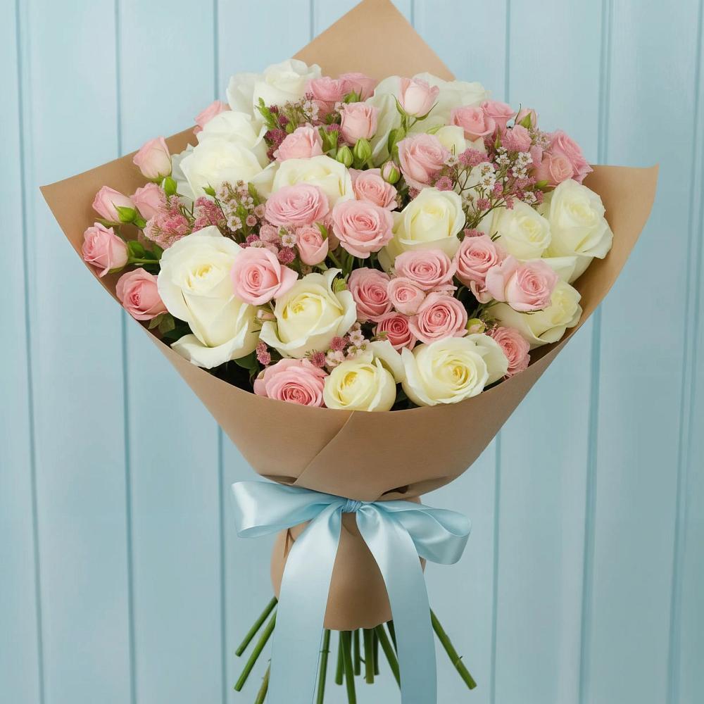 Букет цветов из: Розы в Черноерковской