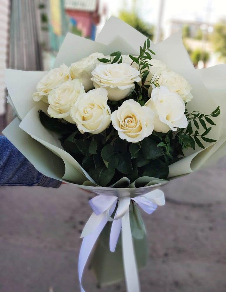 Букет Белые розы Проуд в Черноерковской