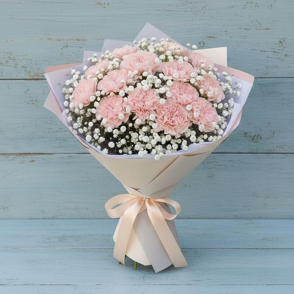 Букет цветов из: Гвоздики в Черноерковской