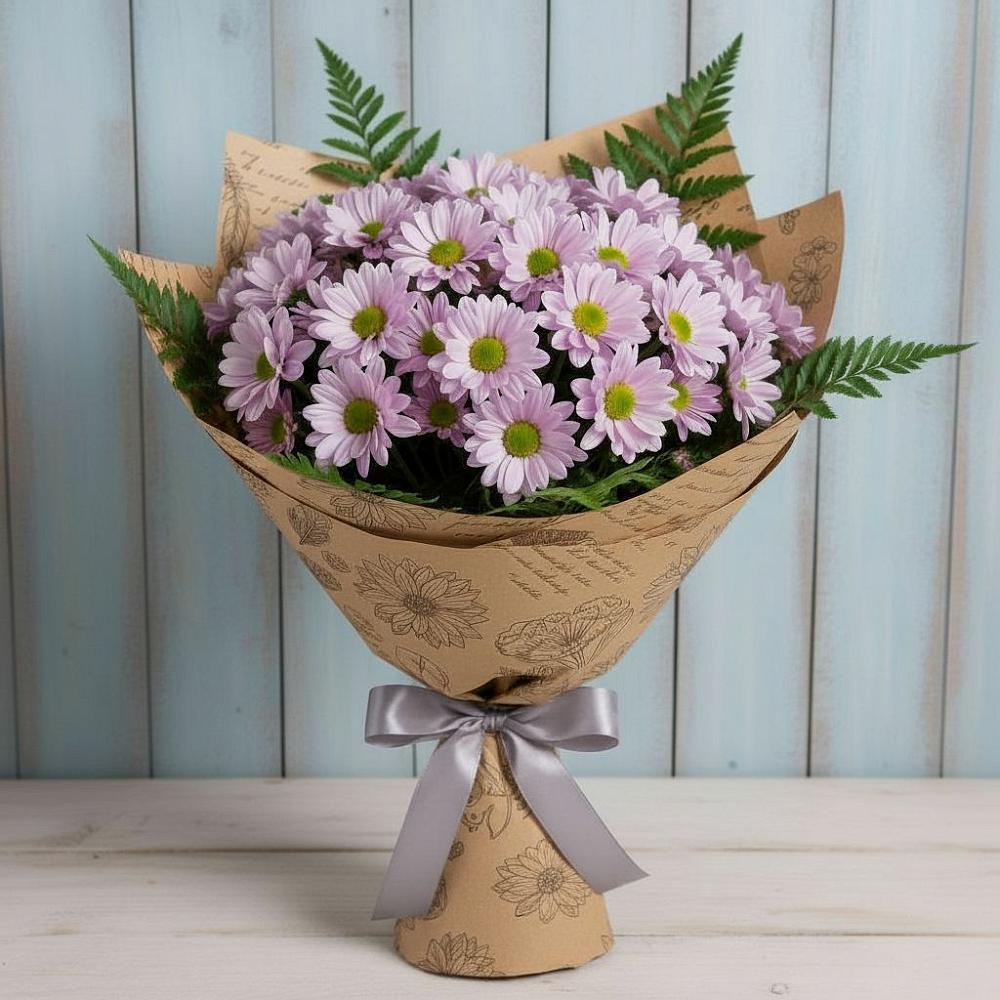 Букет цветов из: Хризантемы в Черноерковской