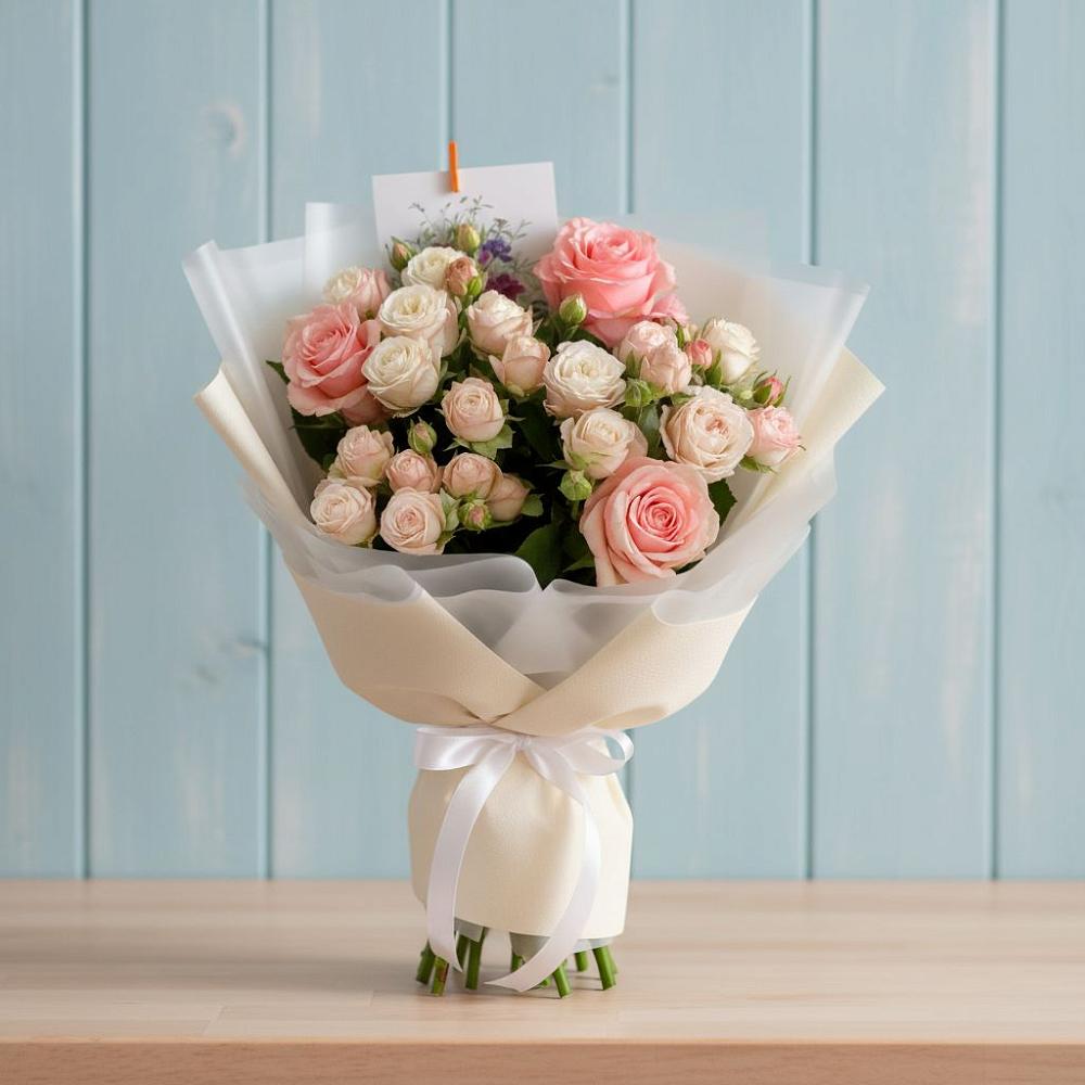 Букет цветов из: Розы в Черноерковской