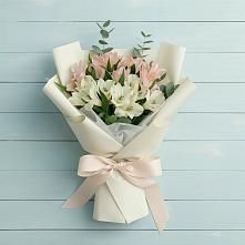 Букет цветов из:  Альстромерии в Черноерковской