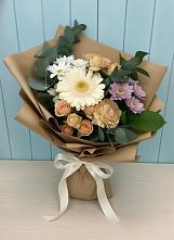 Букет цветов из:  Герберы и Хризантемы в Черноерковской