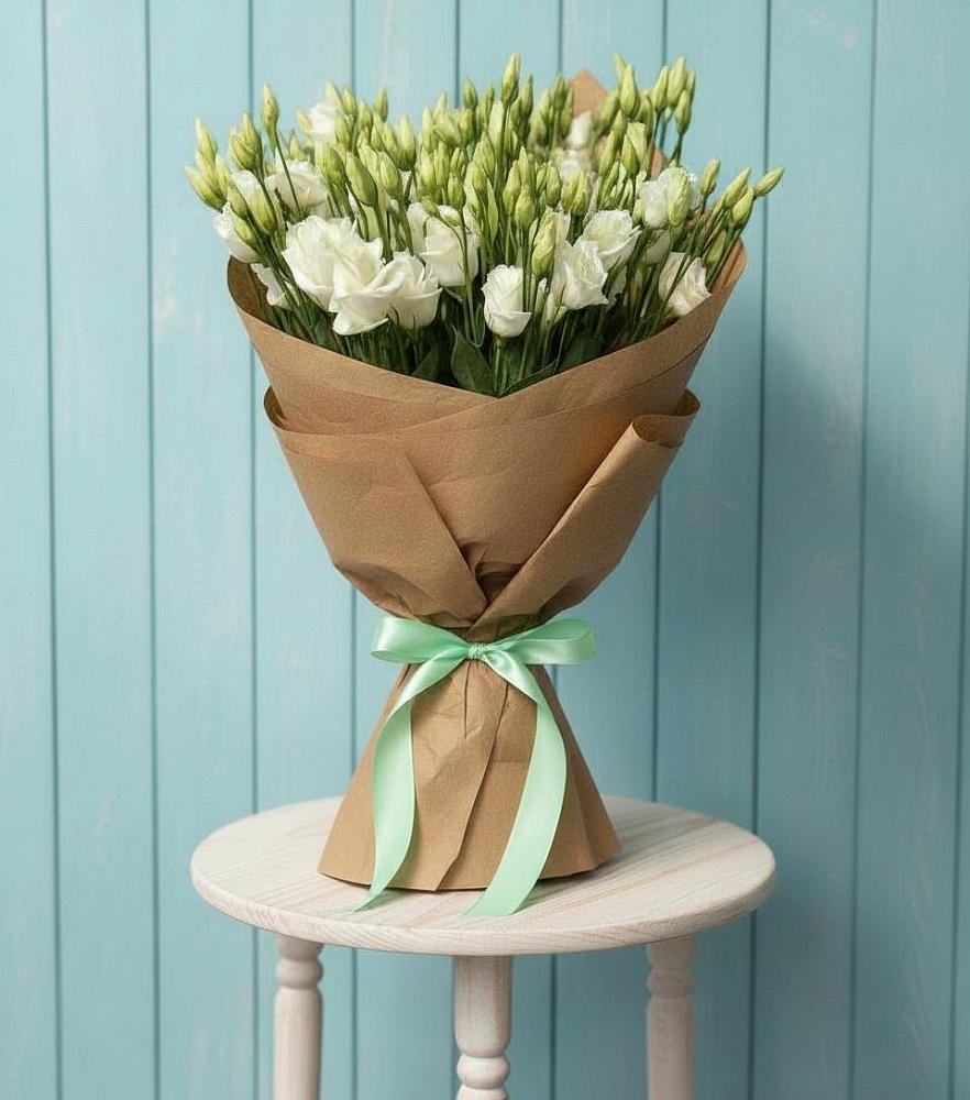 Букет цветов из: Лизиантусы в Черноерковской