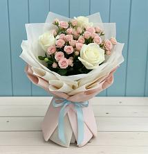 Букет цветов из:  Розы в Черноерковской