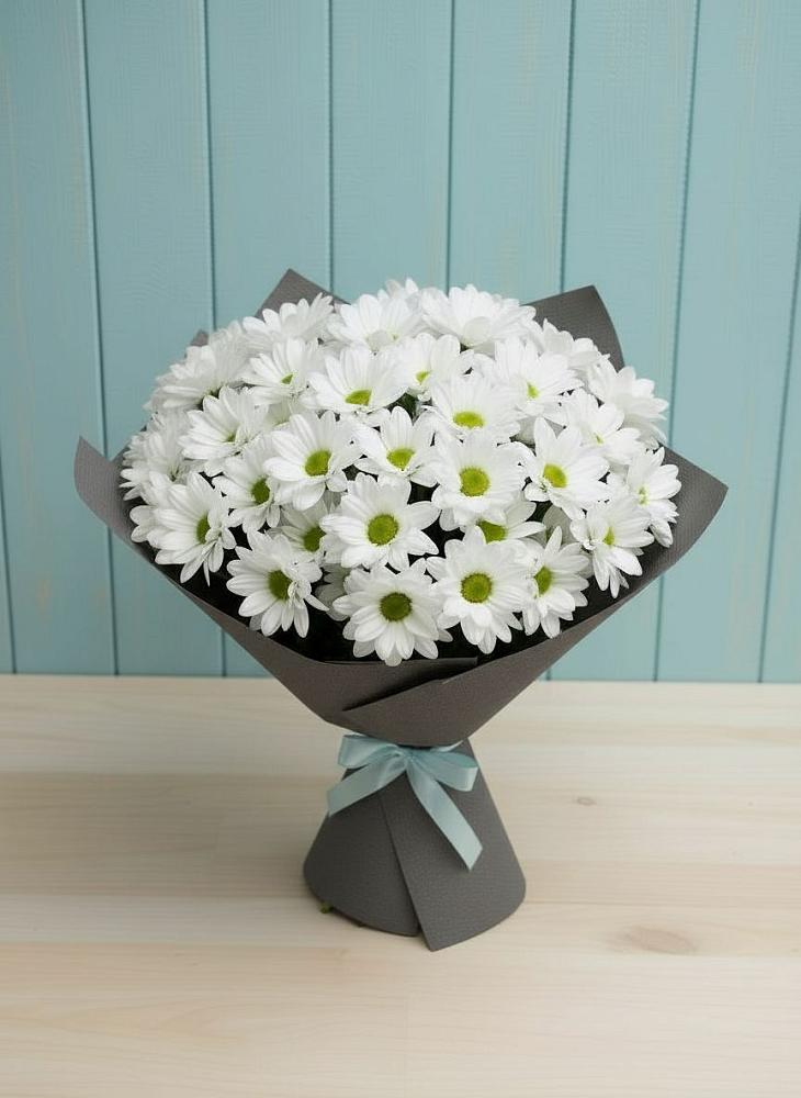 Букет цветов из: Хризантемы в Черноерковской