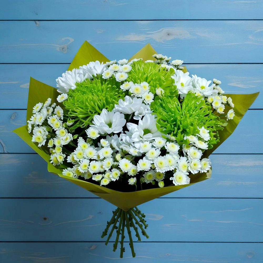Букет цветов из: Хризантемы в Черноерковской