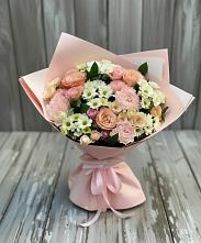 Букет цветов из:  Гвоздики, Розы и Хризантемы #REPLACE_PRED# Черноерковской