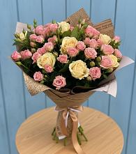 Букет цветов из:  Розы в Черноерковской