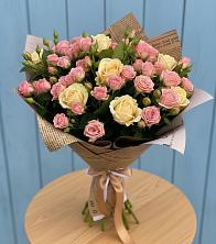 Букет цветов из:  Розы в Черноерковской