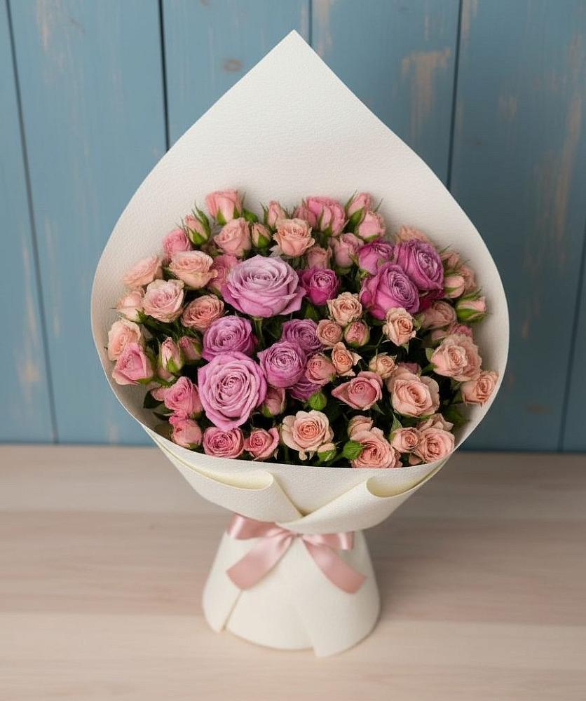 Букет цветов из: Розы в Черноерковской