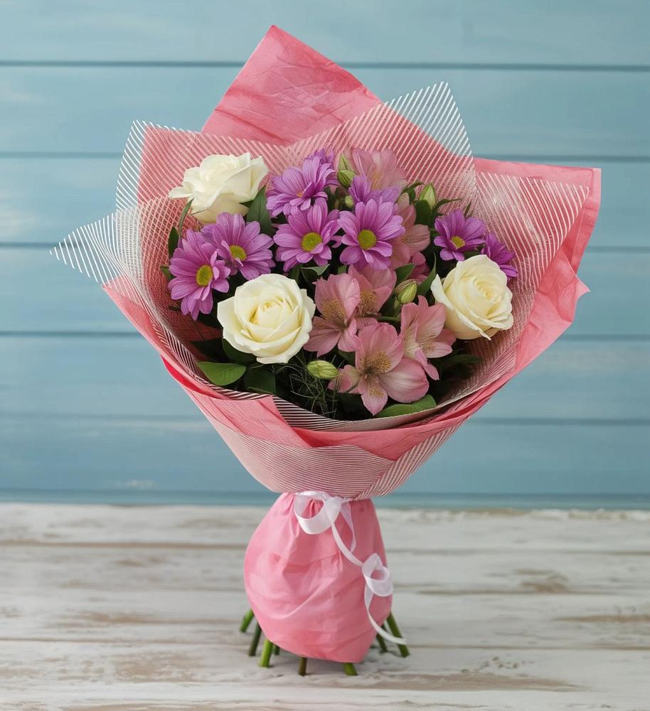 Букет цветов из: Герберы в Черноерковской