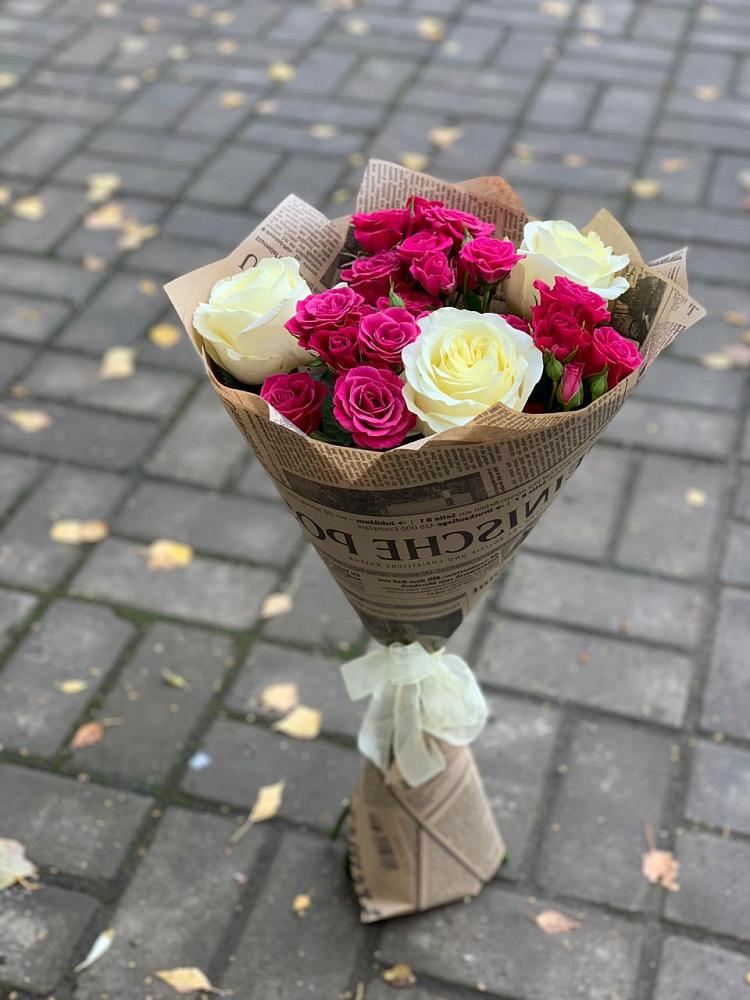 Букет цветов из: Розы в Черноерковской