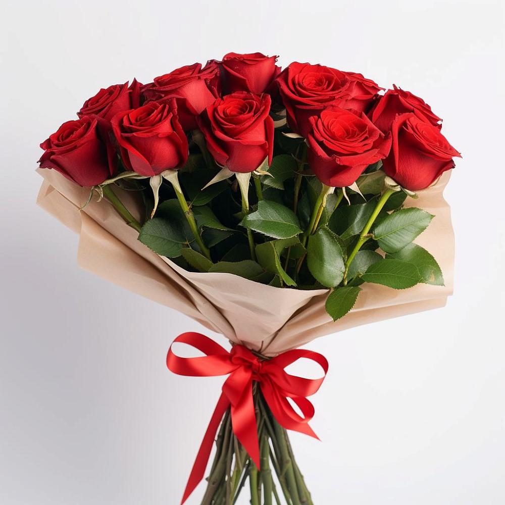 Букет 11 Красных роз Эдлесс Лав в Черноерковской