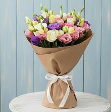 Букет цветов из:  Лизиантусы в Черноерковской