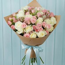 Букет цветов из:  Розы в Черноерковской