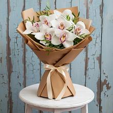Букет цветов из:  Орхидеи и Розы в Черноерковской